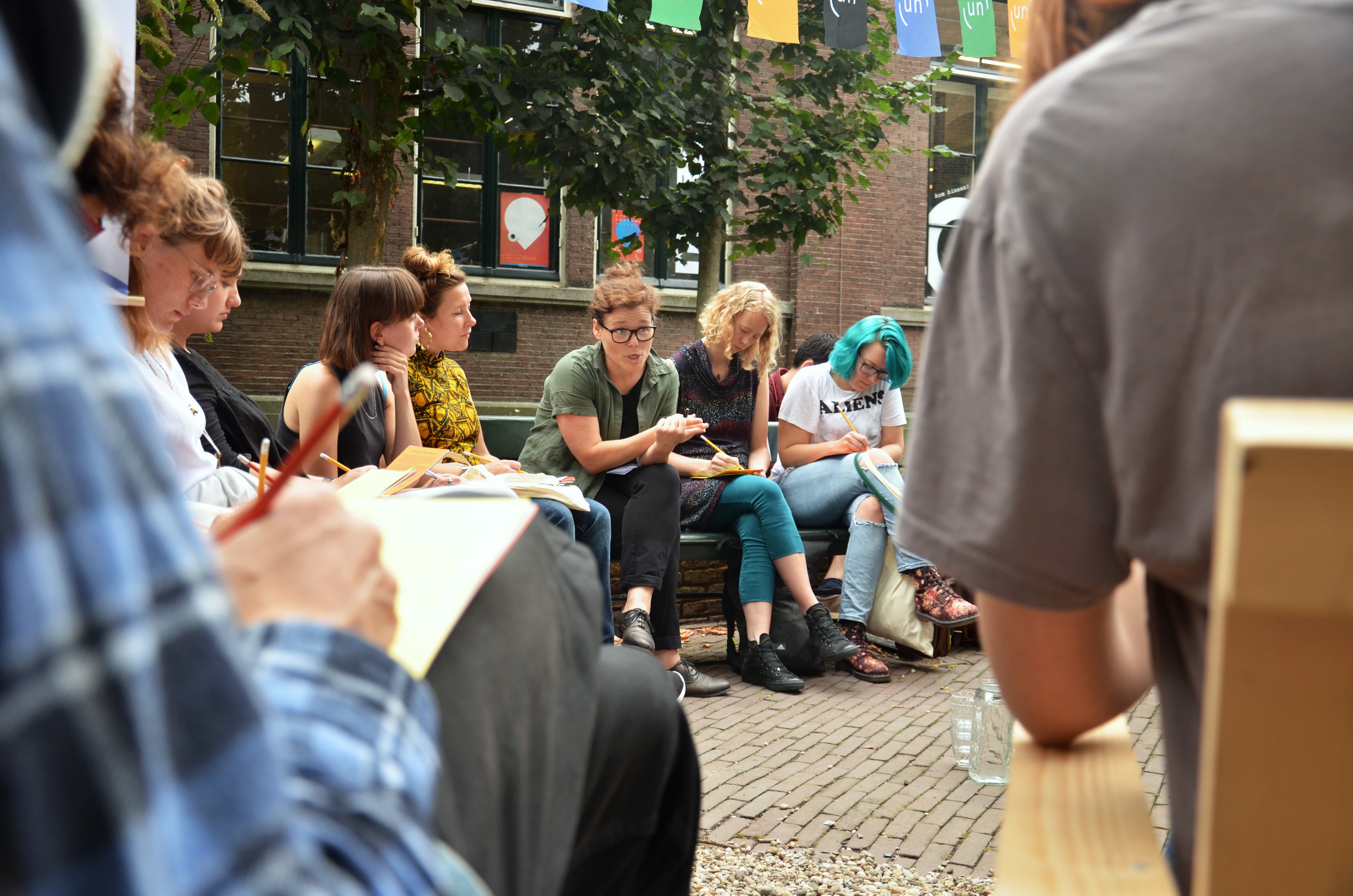 Workshop with Annette Krauss, photo by Whitney Stark (September 2016)